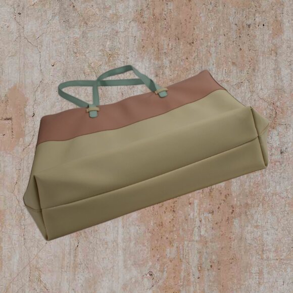 Jadelynn Brooke Varsity Style Mama Cream Pastel Rose Tote - Picture 3 of 8